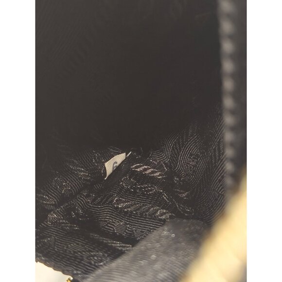 Pre-owned Prada Spazzolato Mini Zip Crossbody Bag Black - Picture 9 of 13